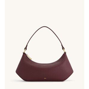 JW Pei Lily Bag In Deep Claret Vegan Leather With Box